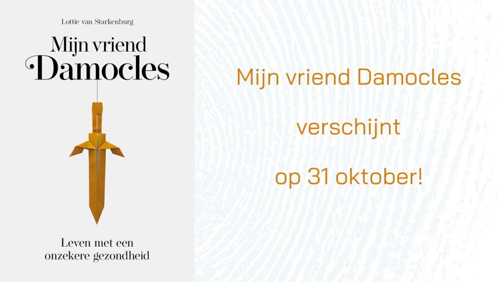 Het boek 'Mijn vriend Damocles'  verschijnt op 31 oktober 2023